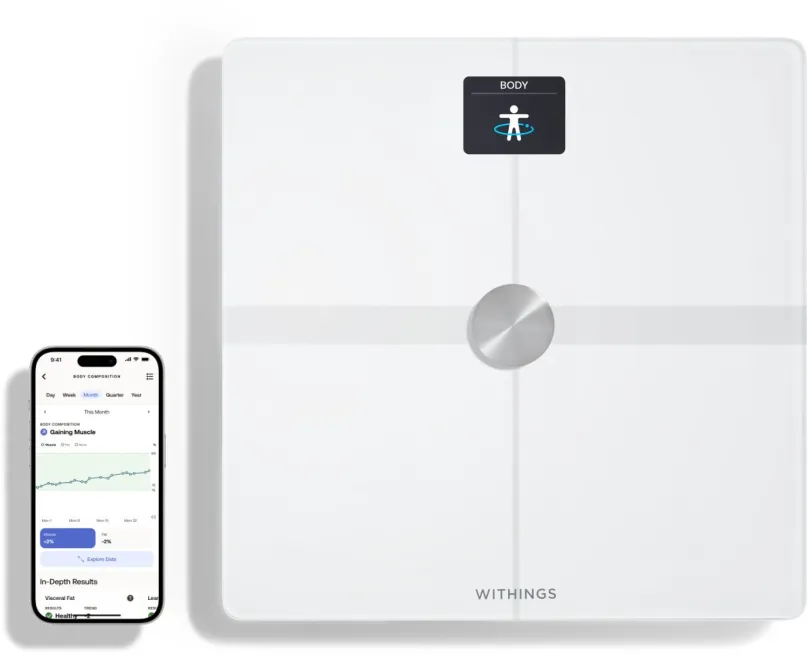 Osobná váha Withings Body Smart Advanced Body Composition Wi-Fi Scale - White