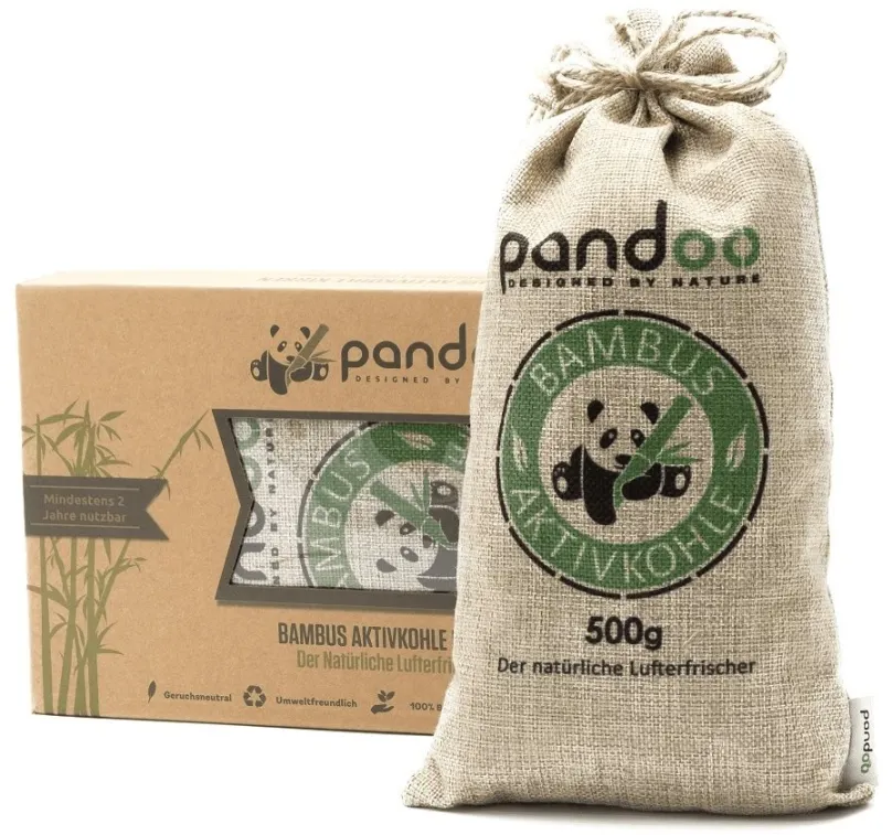 Čistička vzduchu PANDOO Prírodný bambusový čistič vzduchu s aktívnym uhlím 1x 500 g