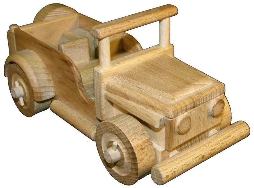Drevený model Drevené hračky - Jeep