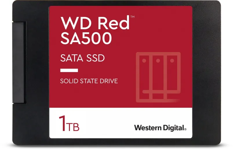 SSD disk WD Red SA500 1TB, 2.5", SATA III, TLC (Triple-Level Cell), rýchlosť čítania