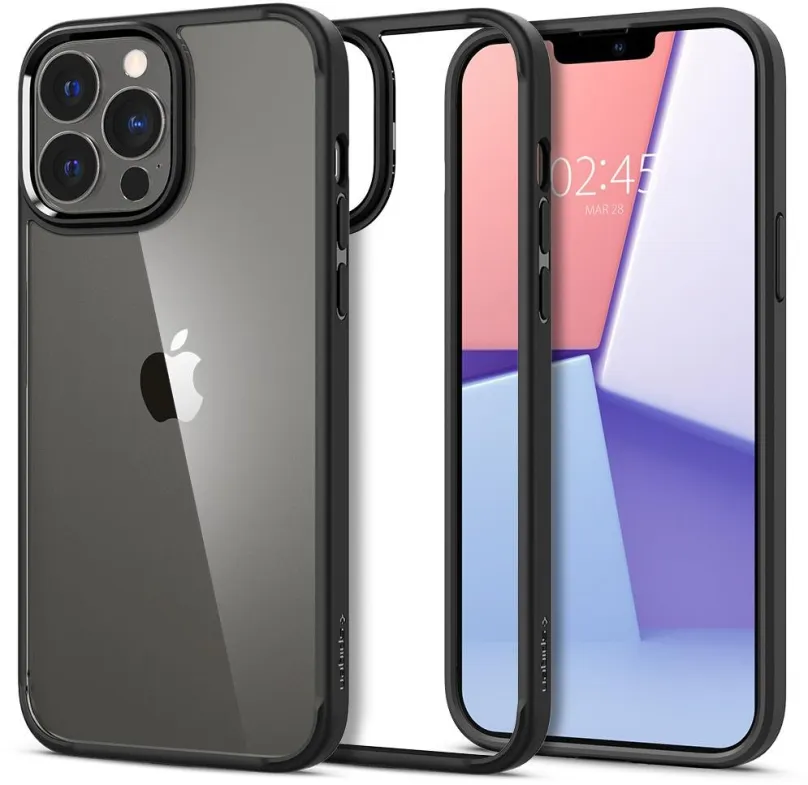 Kryt na mobil Spigen Ultra Hybrid Matte Black iPhone 13 Pro