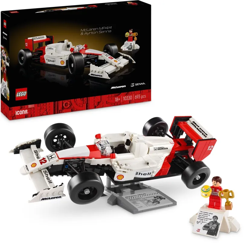 LEGO stavebnica LEGO® Icons 10330 McLaren MP4/4 a Ayrton Senna