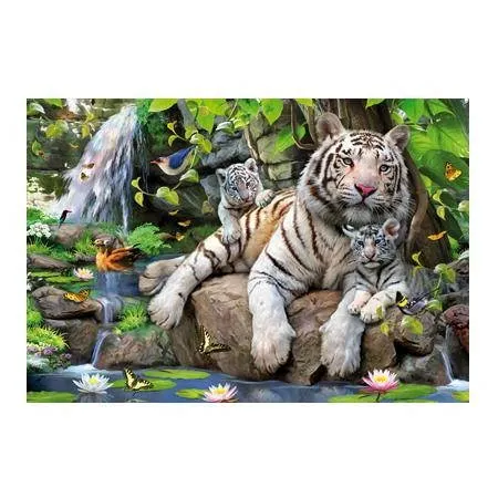 Puzzle Biely Bengálsky tiger 1000 dielikov