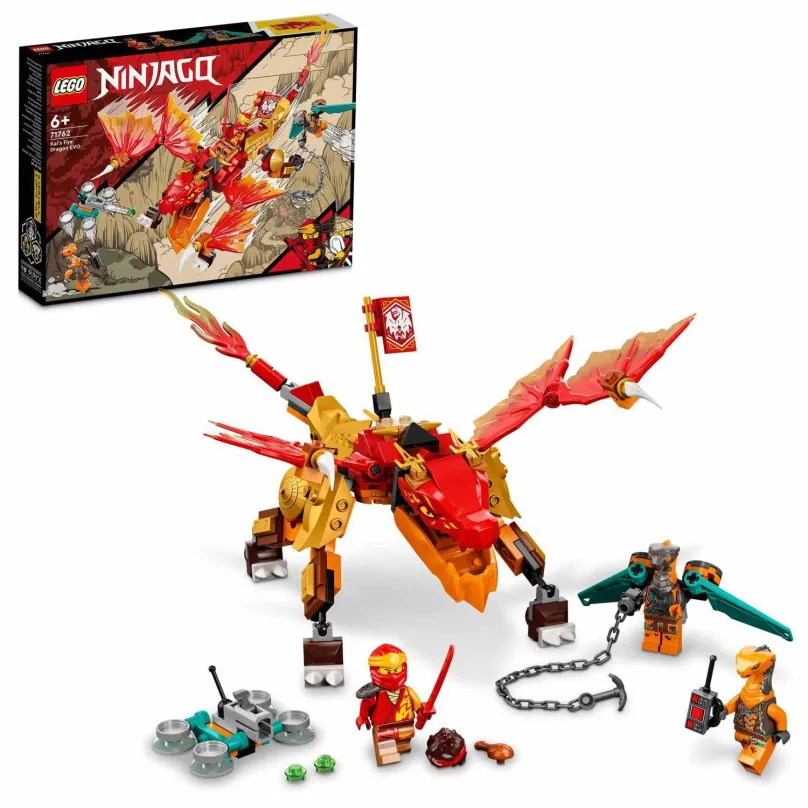 LEGO stavebnica LEGO® NINJAGO® 71762 Kaiov ohnivý drak EVO