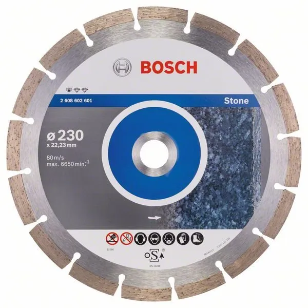 Diamantový kotúč Bosch Standard for Stone 230x22.23x2.3x10mm 2.608.602.601