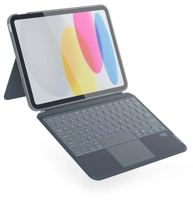 Púzdro na tablet Epico Klávesnica s puzdrom pre Apple iPad 10.9" (2022) - maďarčina/šedá