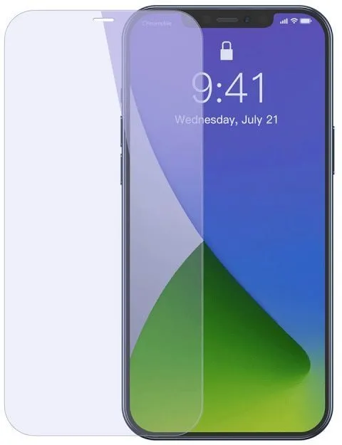 Ochranné sklo Baseus Full-glass Anti-Bluelight Tempered Glass pre iPhone 12 Mini 5.4 "(2 ks)