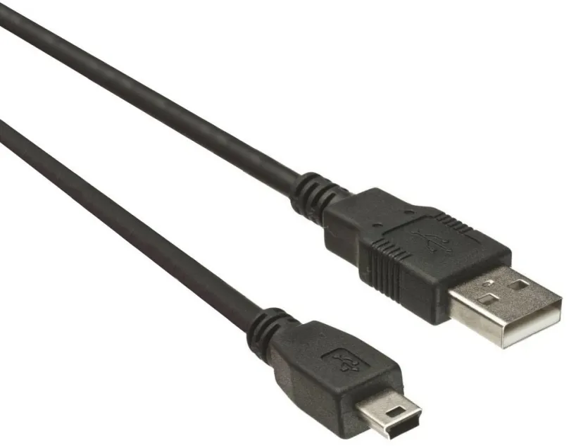 Dátový kábel PremiumCord USB 2.0 prepojovací AB mini 2m čierny