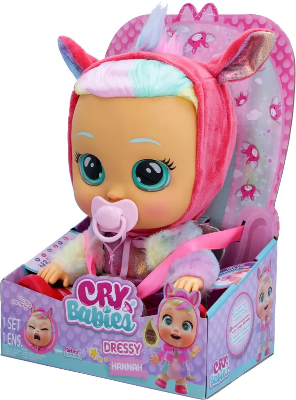 Bábika Cry Babies Dressy Fantasy Hannah