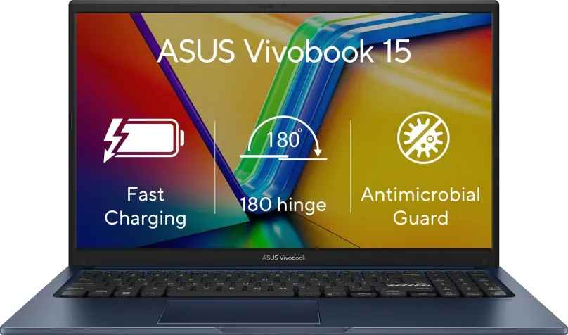 Notebook ASUS Vivobook 15 X1504ZA-NJ040W Quiet Blue, Intel Core i3 1215 Alder Lake, 15.6
