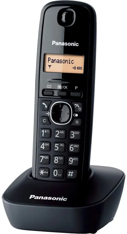 Telefón pre pevnú linku Panasonic KX-TG1611FXH Black