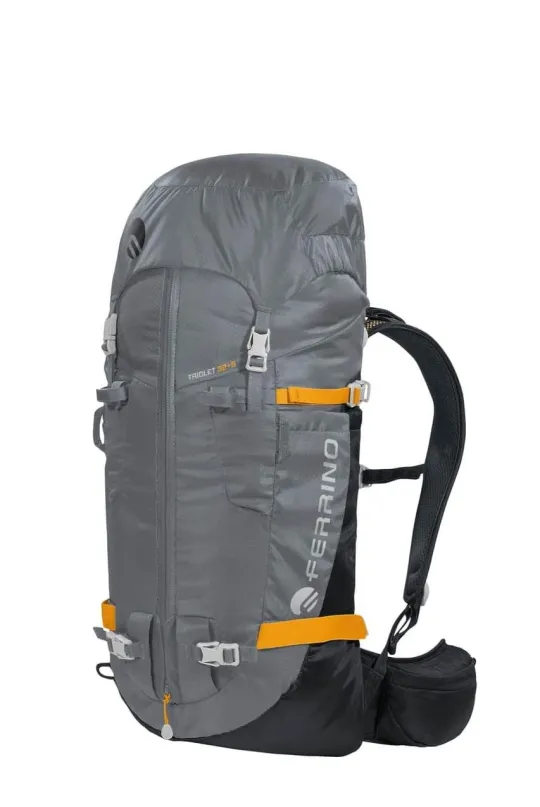 Horolezecký batoh Ferrino Triolet 32+5 2022 grey, rozmery 60 × 26 × 21 cm, hmotnosť 0,75