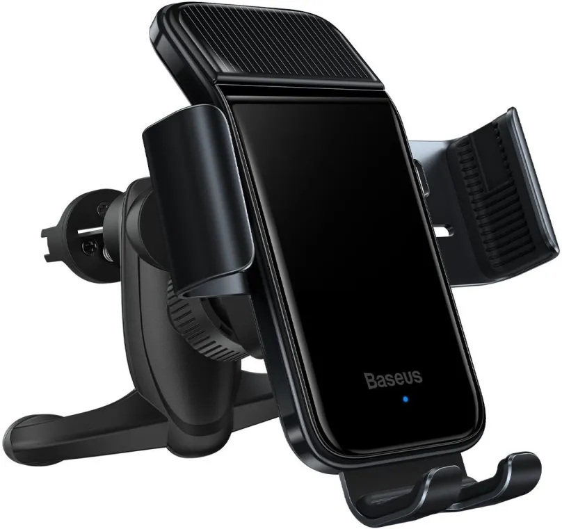Držiak na mobilný telefón Baseus Smart Solar Power Wireless Car Mount Electric Holder Black