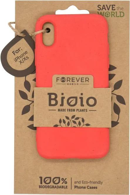 Kryt na mobil Forever Bioio pre iPhone X / XS červený