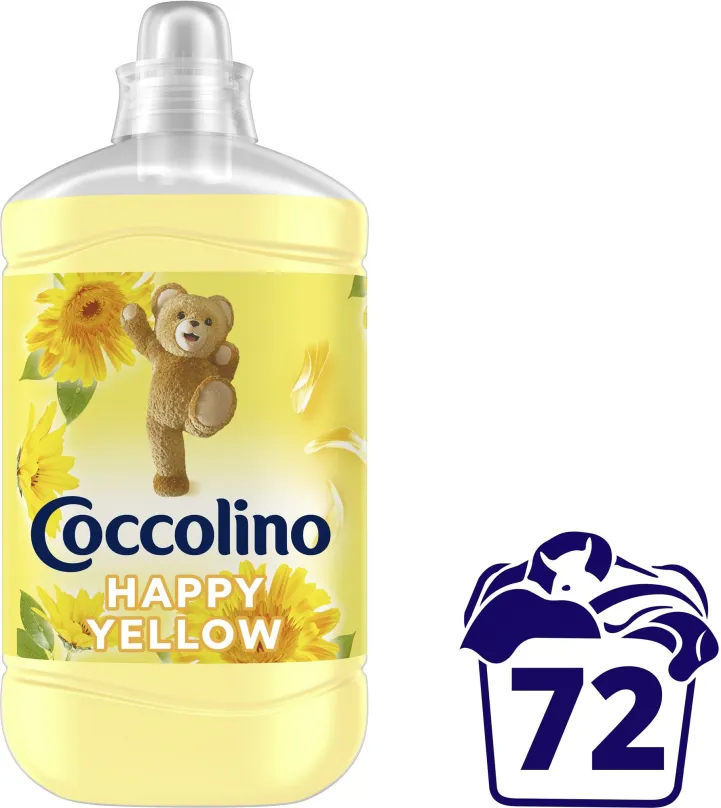 Aviváž COCCOLINO Happy Yellow 1,8 l (72 pranie)