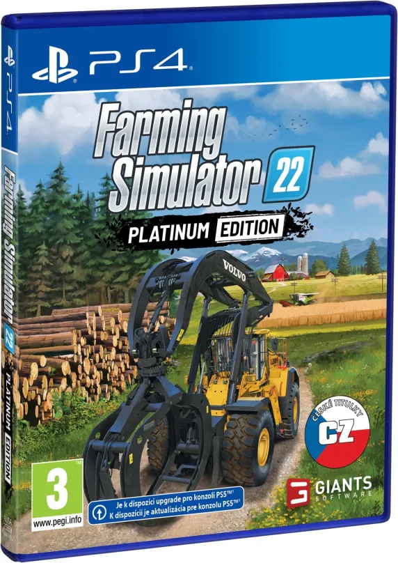 Hra na konzole Farming Simulator 22: Platinum Edition - PS4