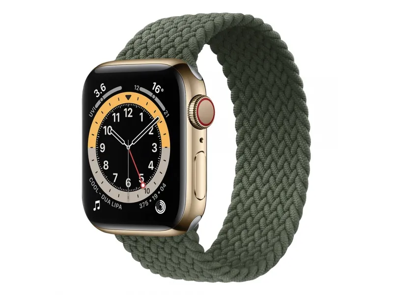 COTECi nylonový remienok 170 mm pre Apple Watch 42/44/45/49mm zelená