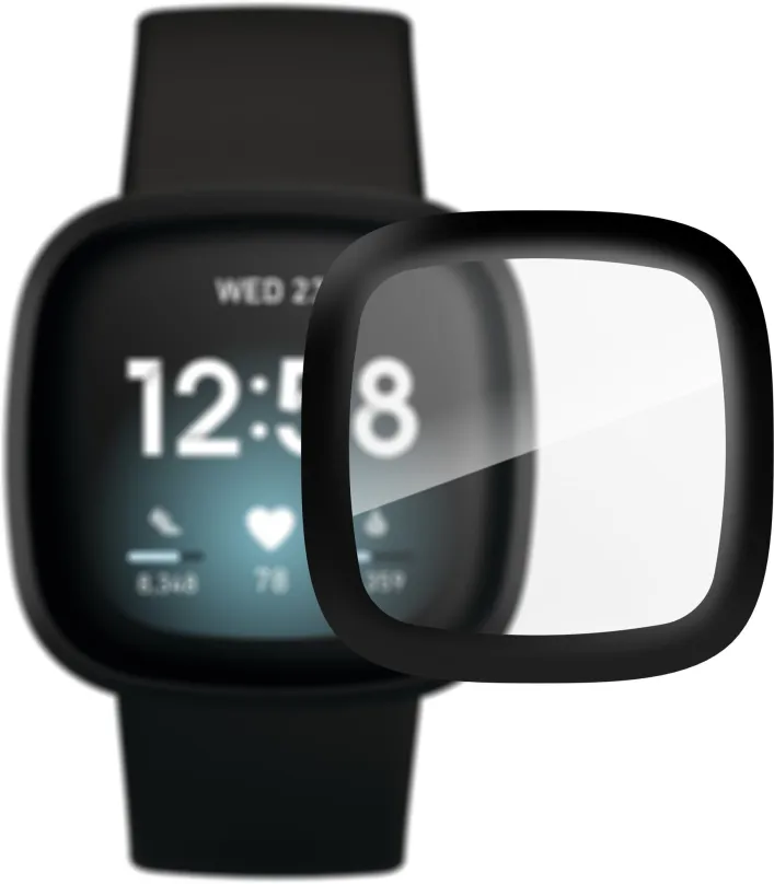 Ochranné sklo AlzaGuard FlexGlass pre Fitbit Versa 3