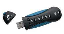 Flash disk Corsair Flash Padlock 3 64 GB, 64 GB - USB 3.2 Gen 1 (USB 3.0), rýchlosť zápisu