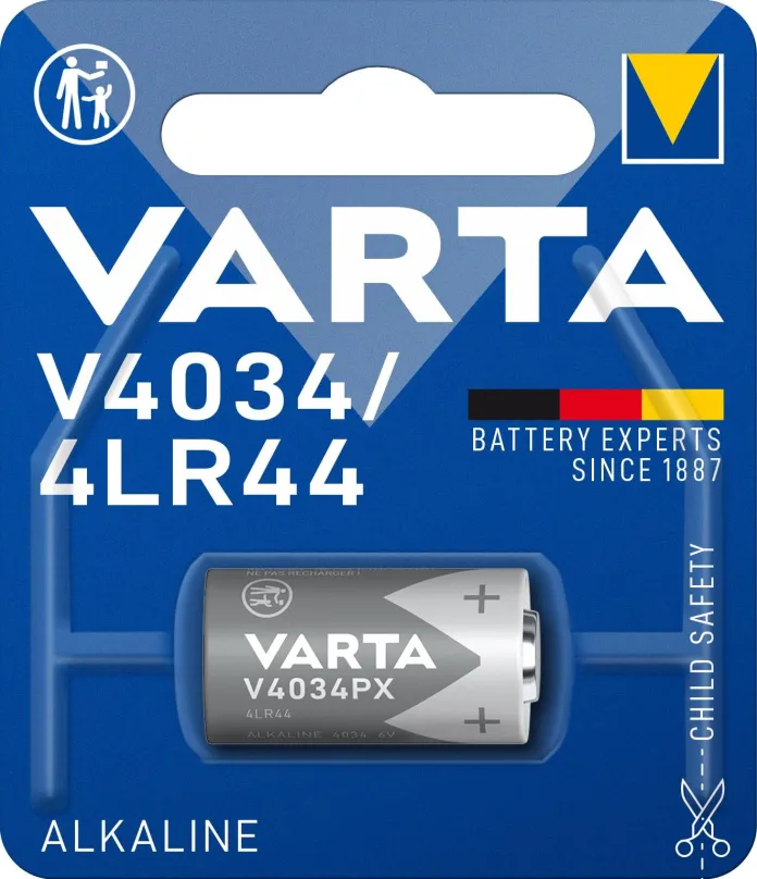 Jednorazová batéria VARTA špeciálna alkalická batéria V4034/4LR44 1ks