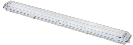 Stropné svetlo Solight Stropné osvetlenie prachotesné, G13, pre 2x 150cm LED trubica, IP65, 160cm