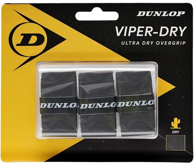Omotávka na raketu DUNLOP Viper-Dry omotávka čierna