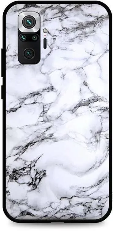Kryt na mobil TopQ Kryt LUXURY Xiaomi Redmi Note 10 Pre pevný Marble White 58022