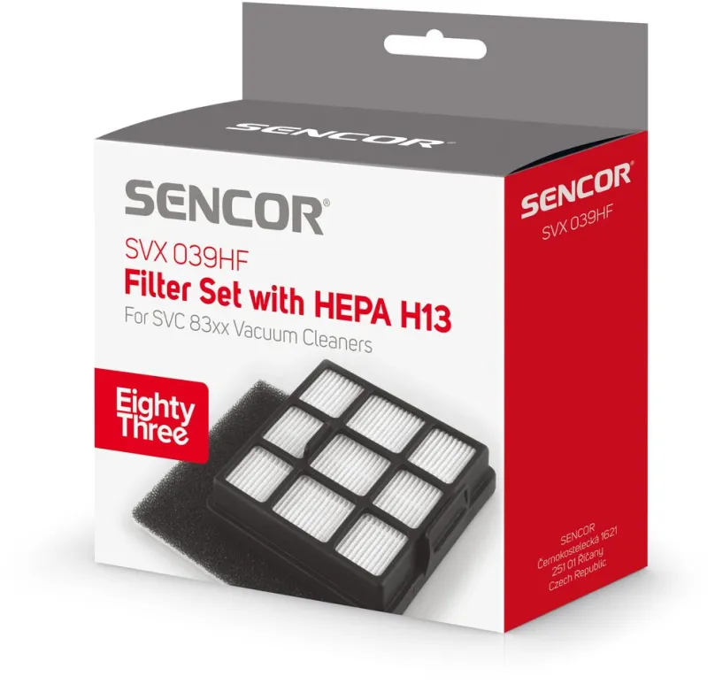 Filter do vysávača Sencor SVX 039HF sada filtrov pre SVC 83x