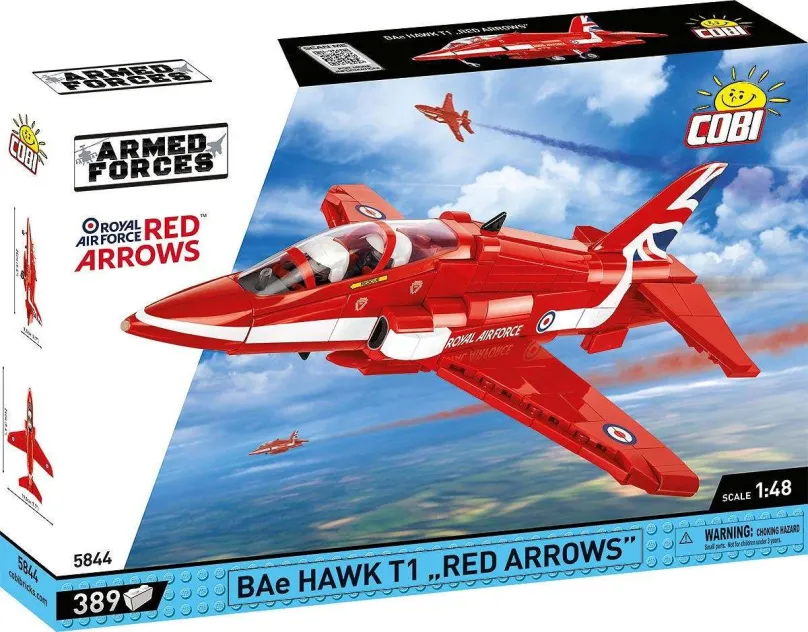 Cobi 5844 Lietadlo BAe Hawk T1 Red Arrows