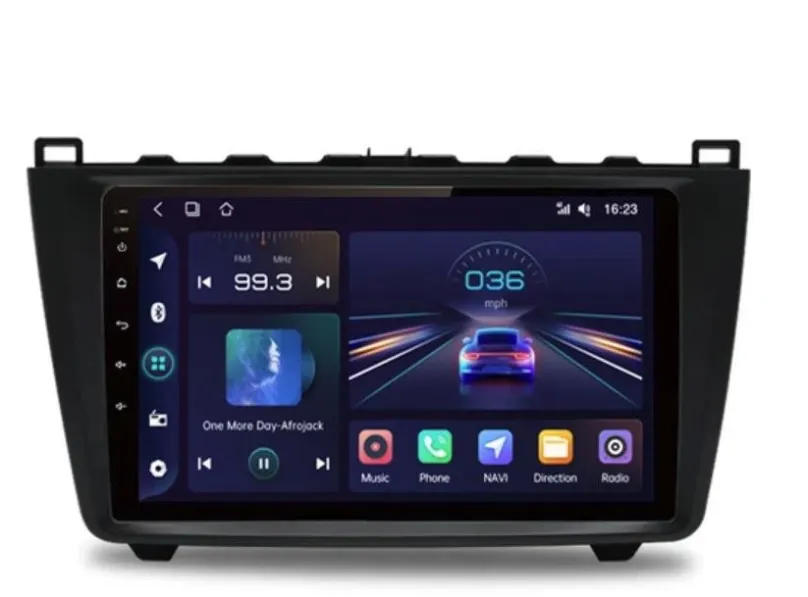 Autorádio OSSUERT Junsun Mazda 6 GH 2007 - 2012, s Bluetooth - 2 DIN, s navigáciou, podpor