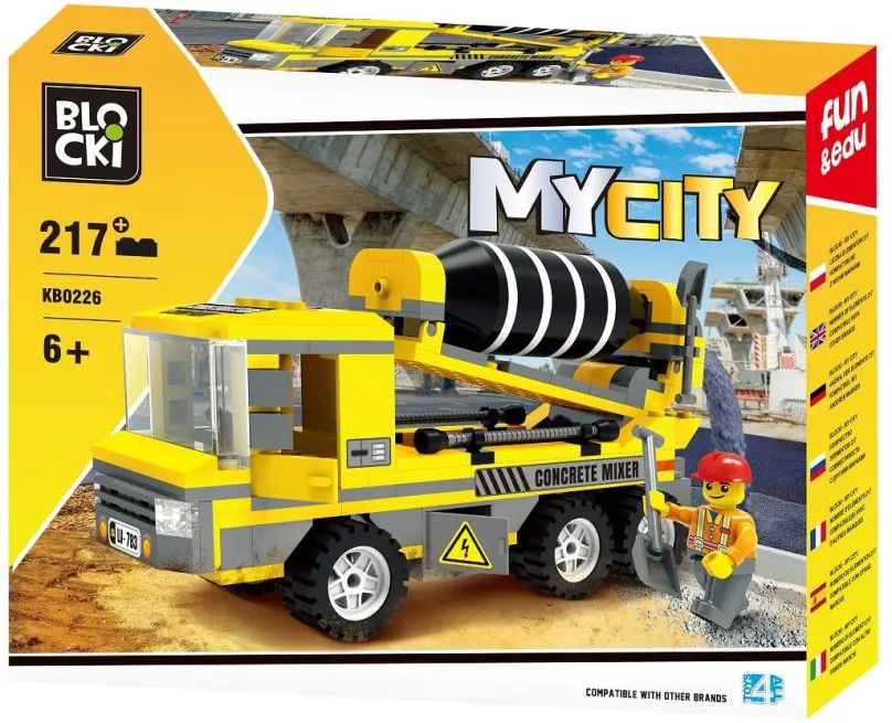 Stavebnica Blocki MyCity Cement truck