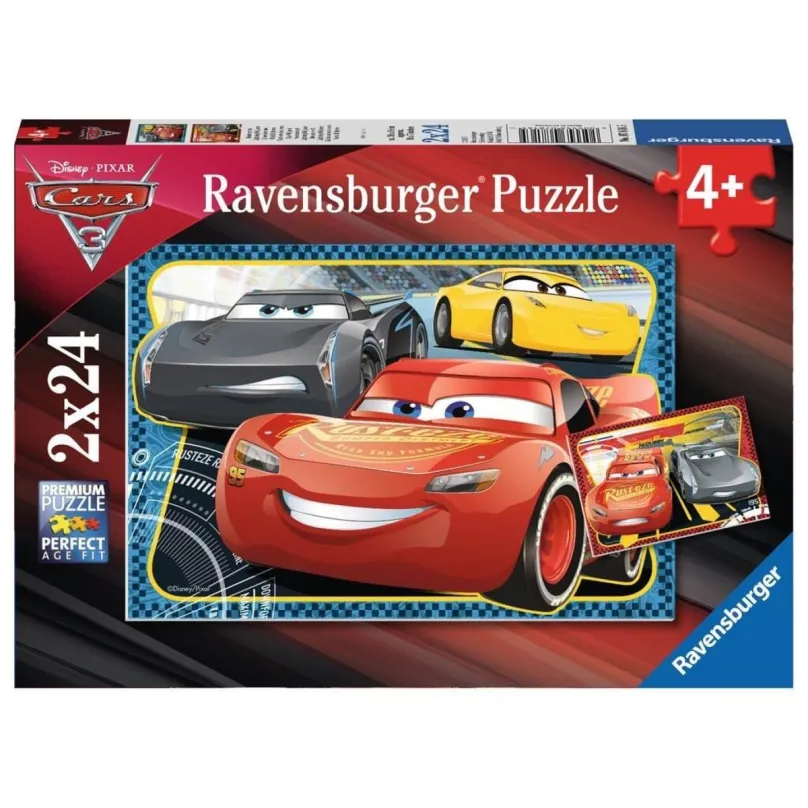 Ravensburger 07816 Puzzle Cars Dobrodružstvo McQueen 2x24 dielikov