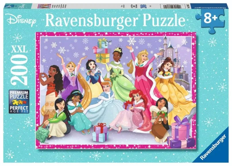 Puzzle Disney Princess: Na Vianoce 200 dielikov