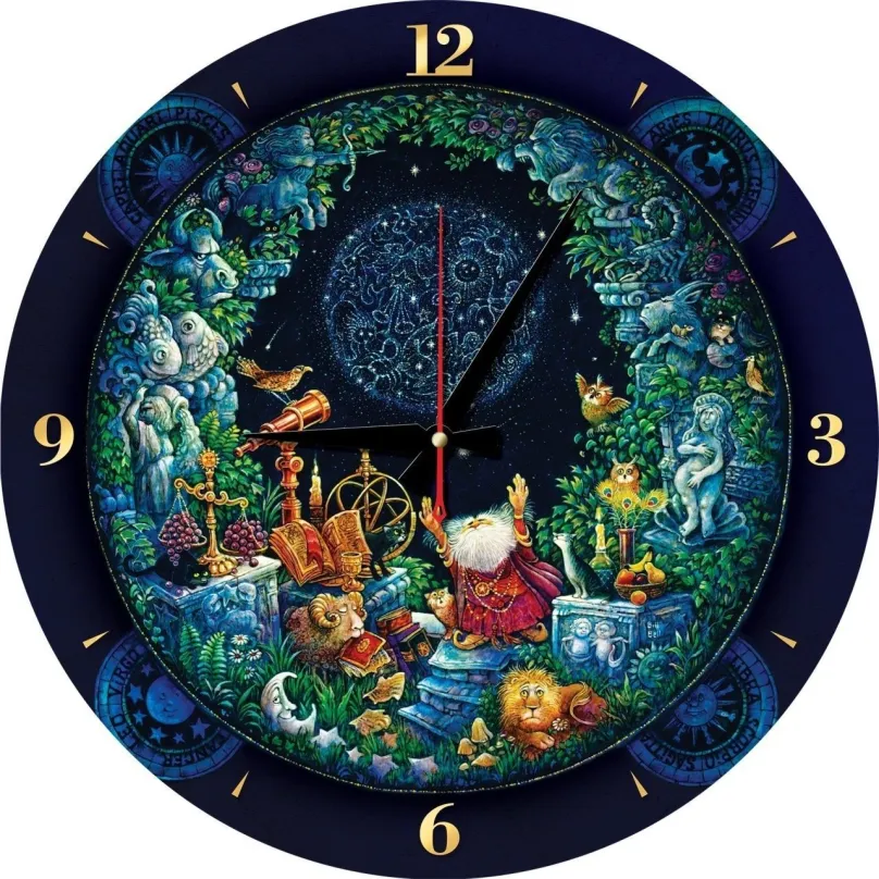 Puzzle Art puzzle Puzzle hodiny Astrológia 570 dielikov (vrátane rámu)