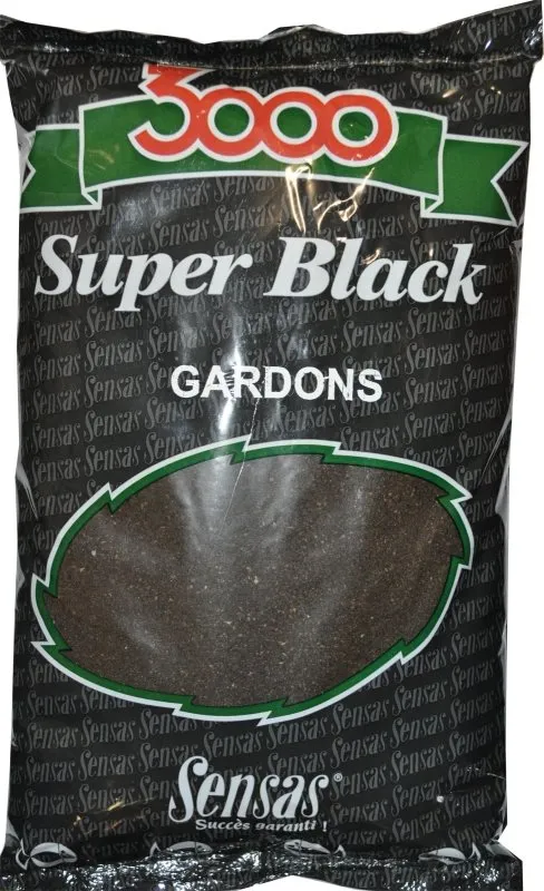 Sensas Vnadiaca zmes 3000 Super Black Gardons (Plotica-čierna) 1kg
