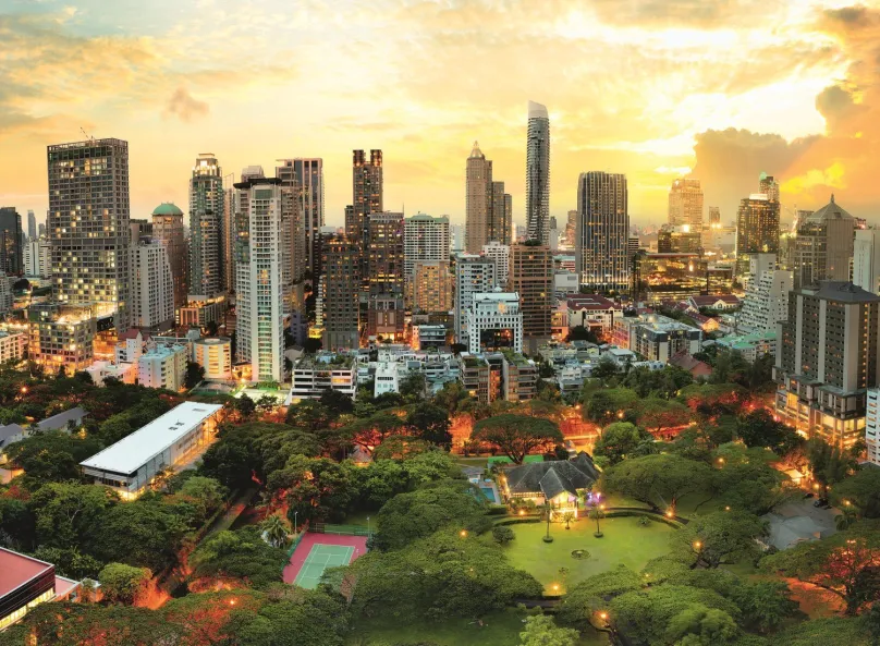 Puzzle Trefl Puzzle Súmrak v Bangkoku, Thajsko 3000 dielikov