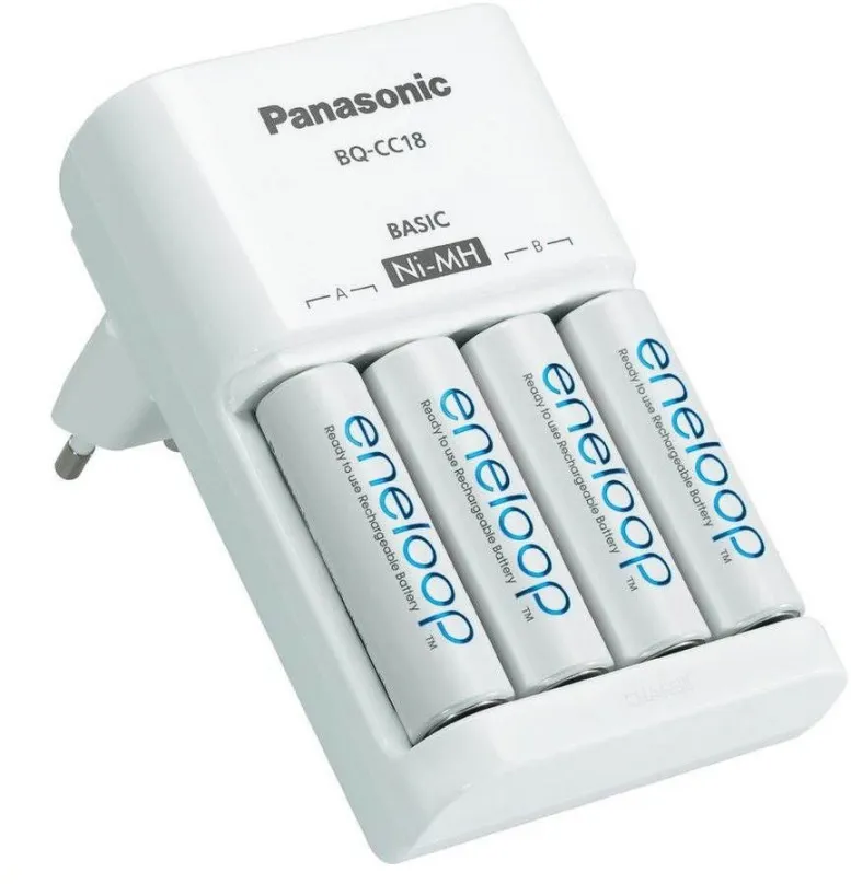 Nabíjačka batérií Panasonic Basic Charger + eneloop AA 1900mAh 4ks