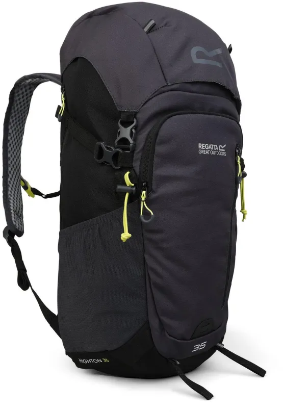 Turistický batoh Regatta Highton V2 35 l Black/Sealgr, s objemom 35 l,, rozmery 60 x 26 x
