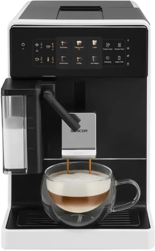 Automatický kávovar SENCOR SES 9301WH, s mlynčekom s kapacitou 200 g, do domácnosti, príko