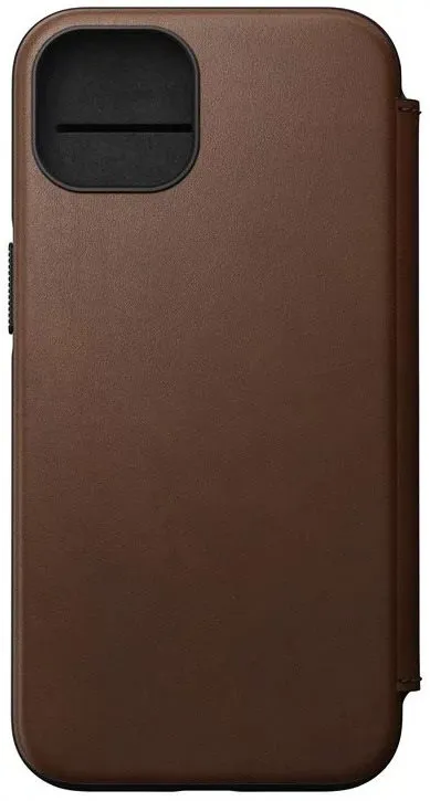 Puzdro na mobil Nomad Leather MagSafe Folio Brown iPhone 14 Plus