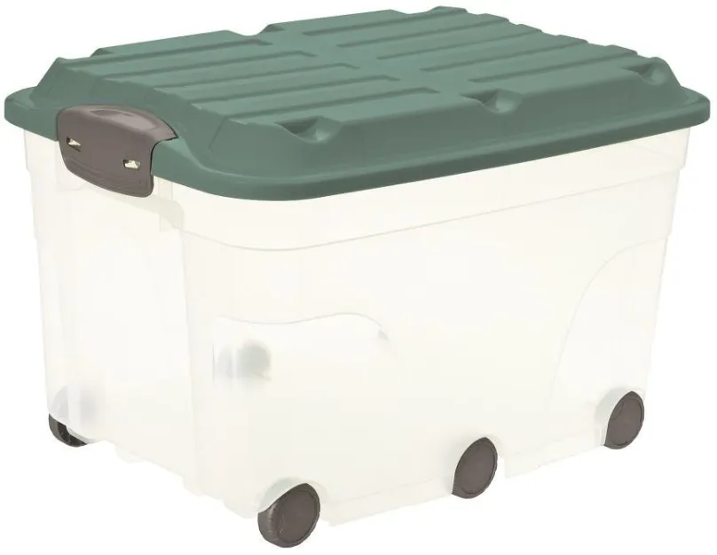 Úložný box Rotho Roller 57L - zelený