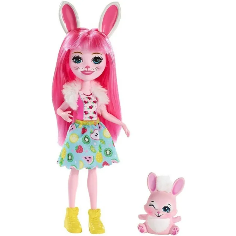 ENCHANTIMALS Bábika so zvieratkom Bree Bunny, Mattel FXM73
