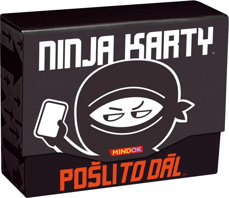 Spoločenská hra Ninja karty - Pošli to ďalej