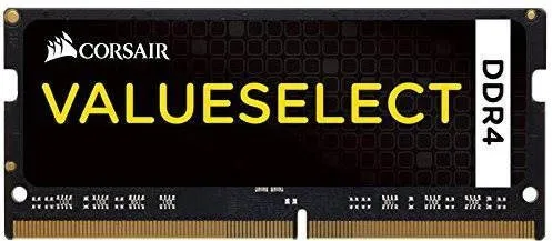 Operačná pamäť Corsair SO-DIMM 4GB KIT DDR4 SDRAM 2133MHz CL15 ValueSelect čierna