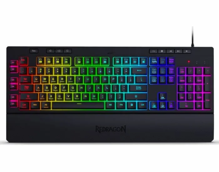 Herná klávesnica Redragon SHIVA Wired membrane gaming keyboard - RGB backlight