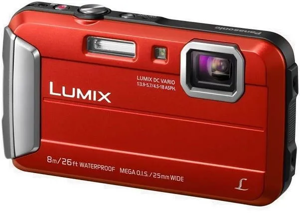Digitálny fotoaparát Panasonic LUMIX DMC-FT30 červený