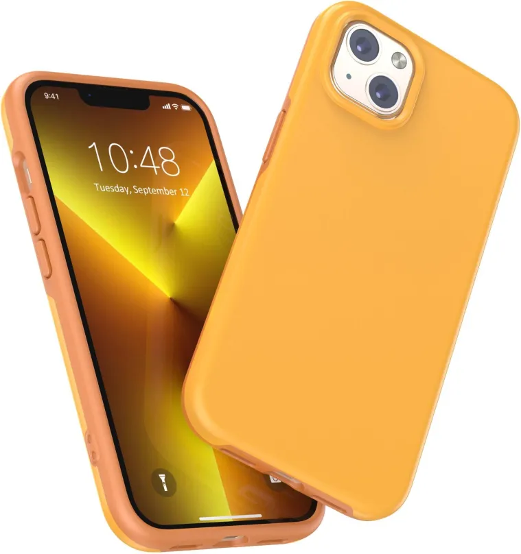 Kryt na mobil Choetech iPhone 13 MFM PC+TPU Phone Case, 6.1inch, oranžová