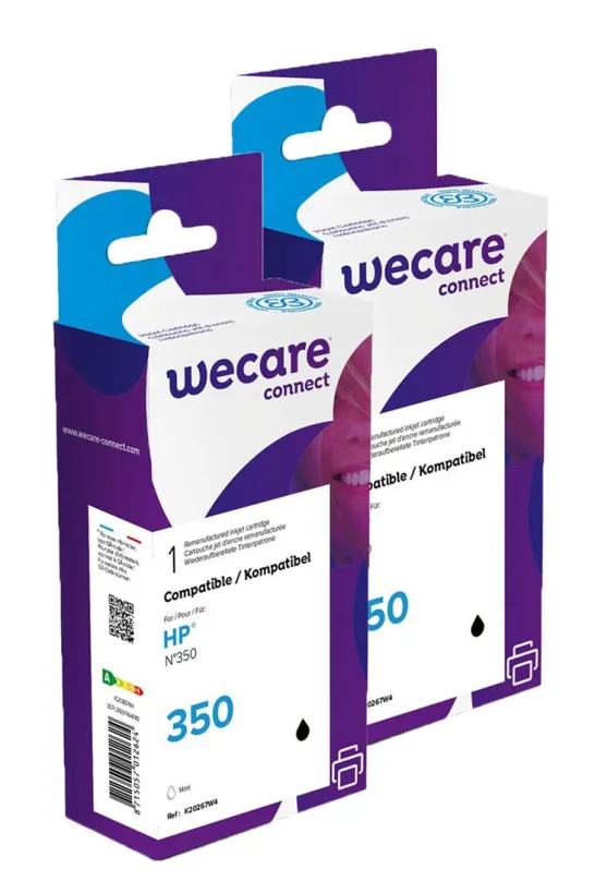 WECARE ARMOR sada ink pre HP CB335E
2x14ml,čierna,CB335E