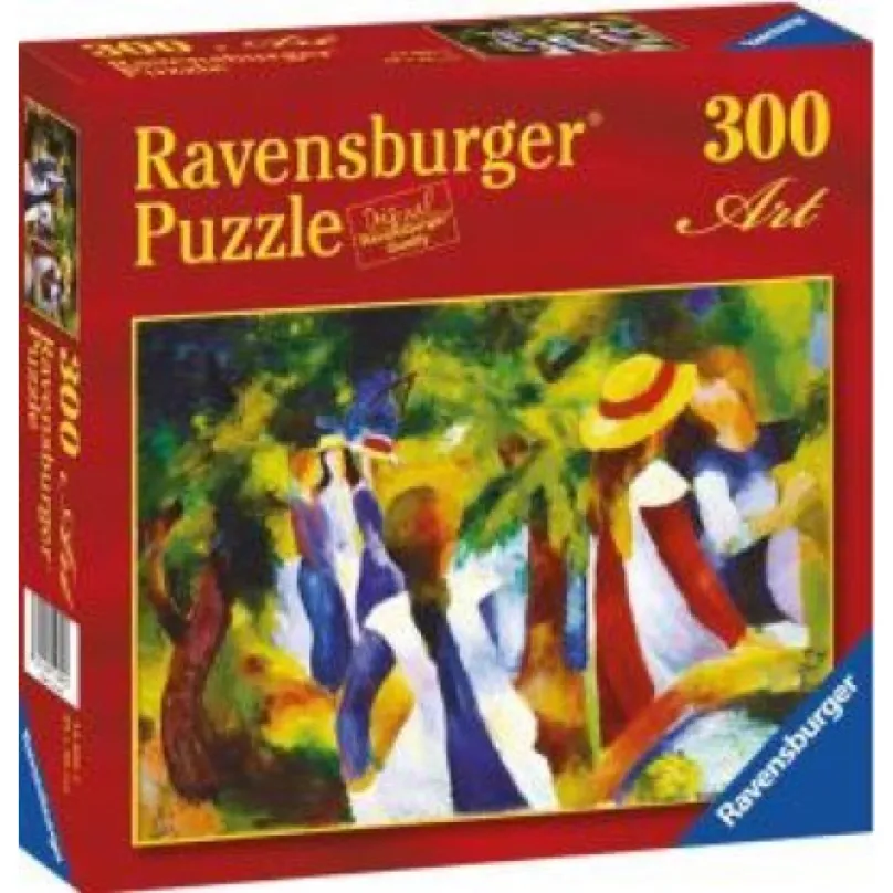 Ravensburger 14024 Puzzle Macke: Dievčatá pod stromami 300 dielikov