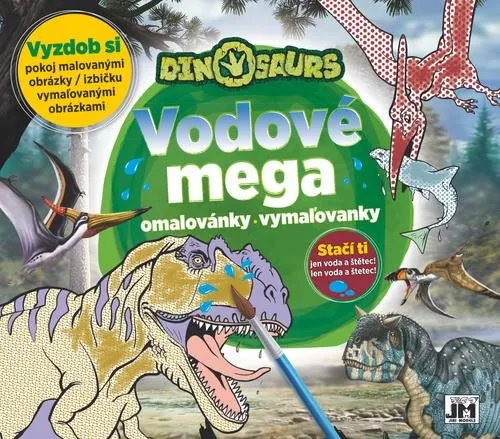 Omaľovánky Vodové mega omaľovánky Dino